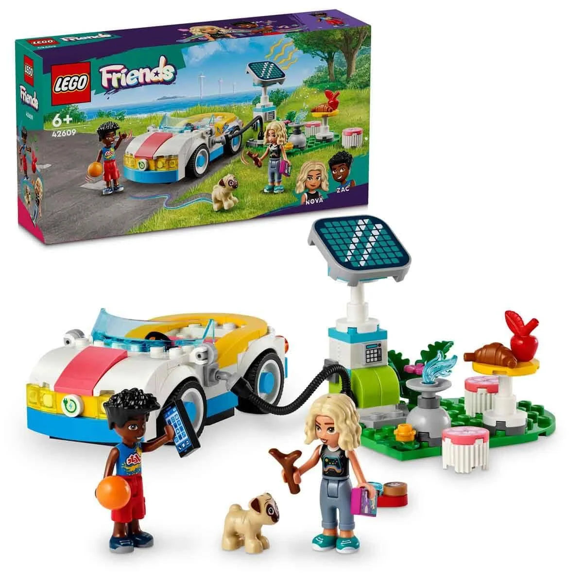 Lego Friends Elektrikli Araba ve Şarj İstasyonu 42609 | Toysall