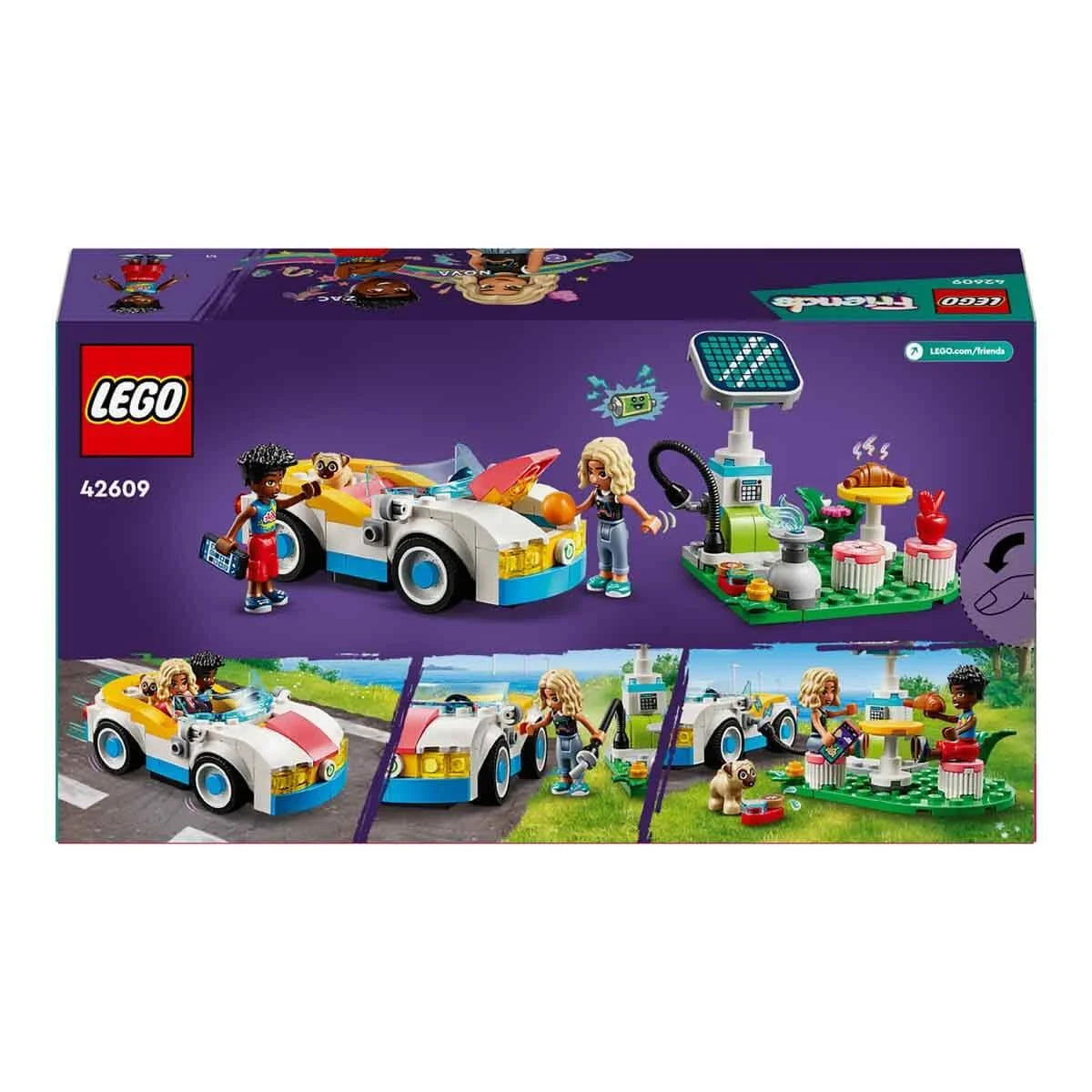 Lego Friends Elektrikli Araba ve Şarj İstasyonu 42609 | Toysall