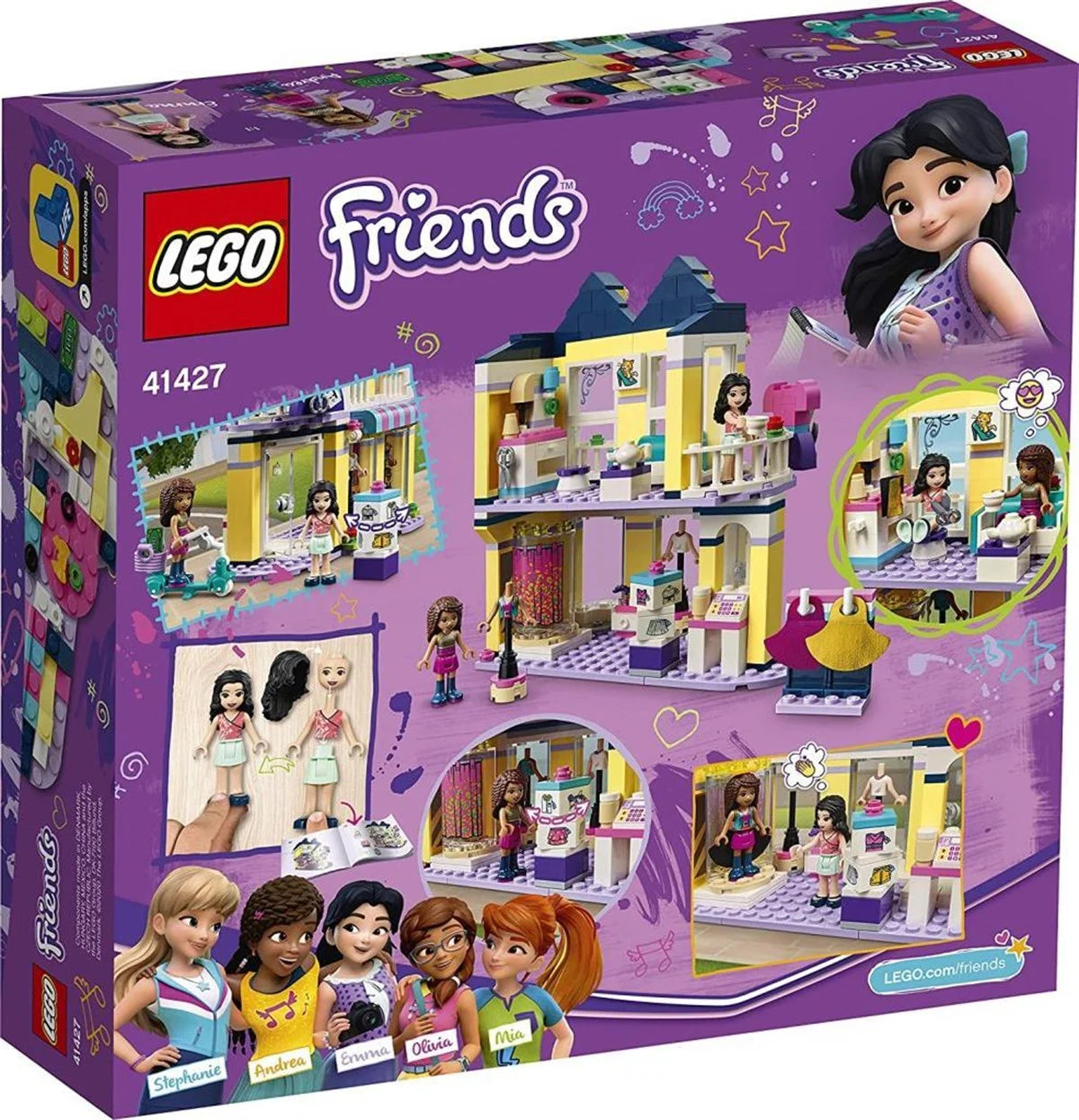 Lego Friends Emma'nın Giyim Mağazası 41427 | Toysall