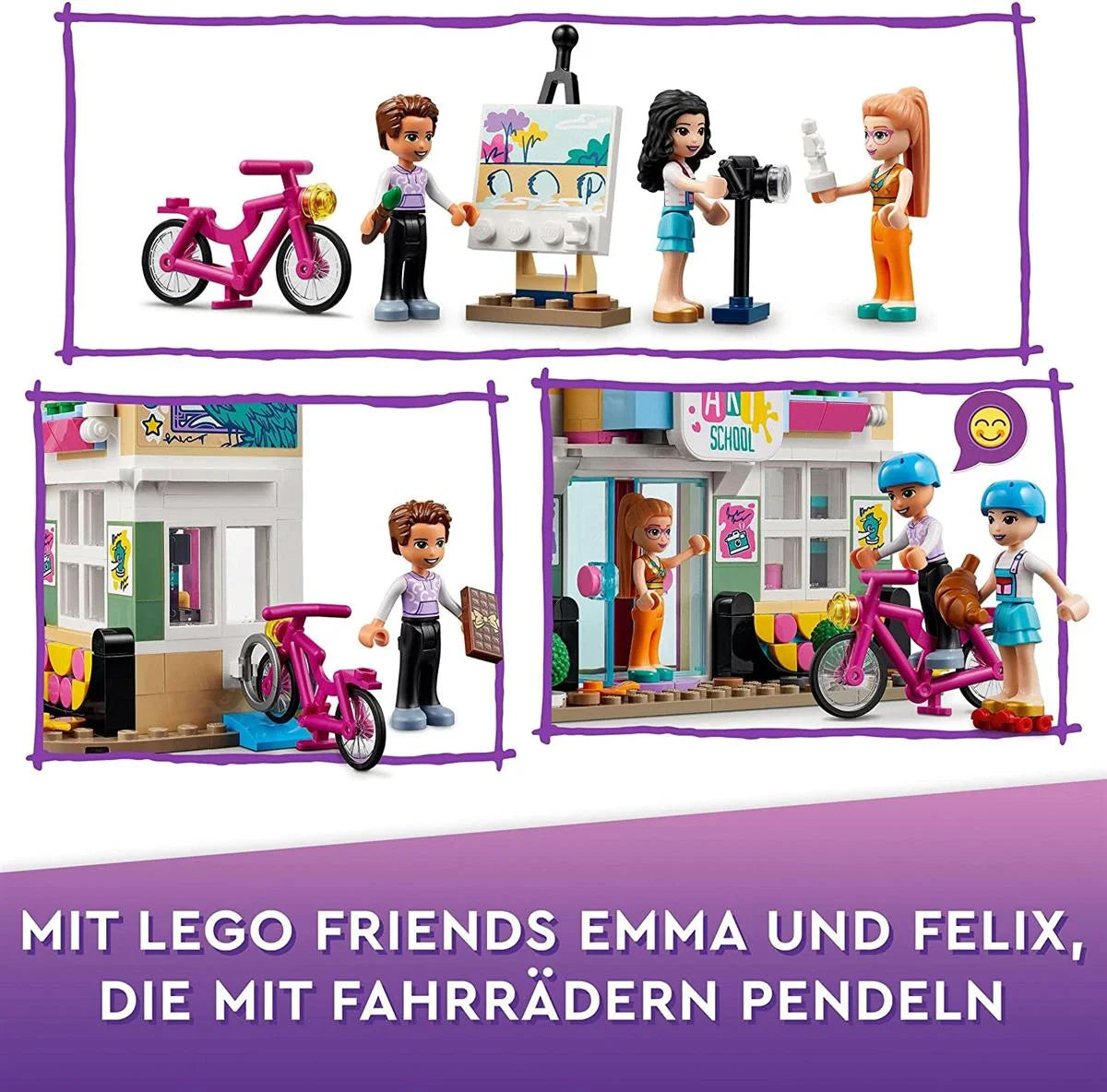 Lego Friends Emma'nın Sanat Okulu 41711 | Toysall