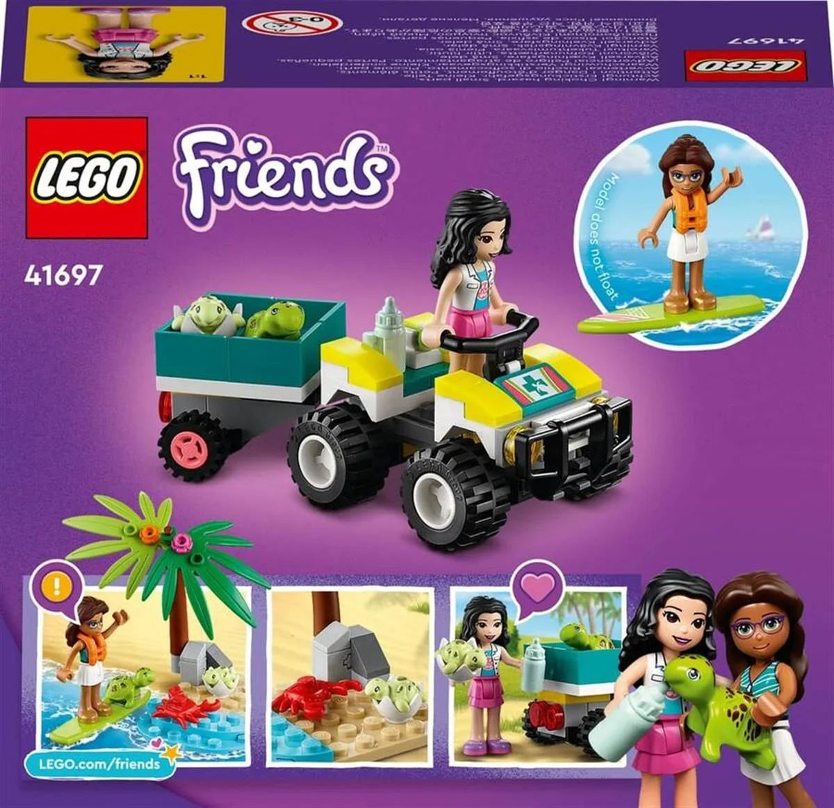 Lego Friends Kaplumbağa Koruma Aracı 41697 | Toysall