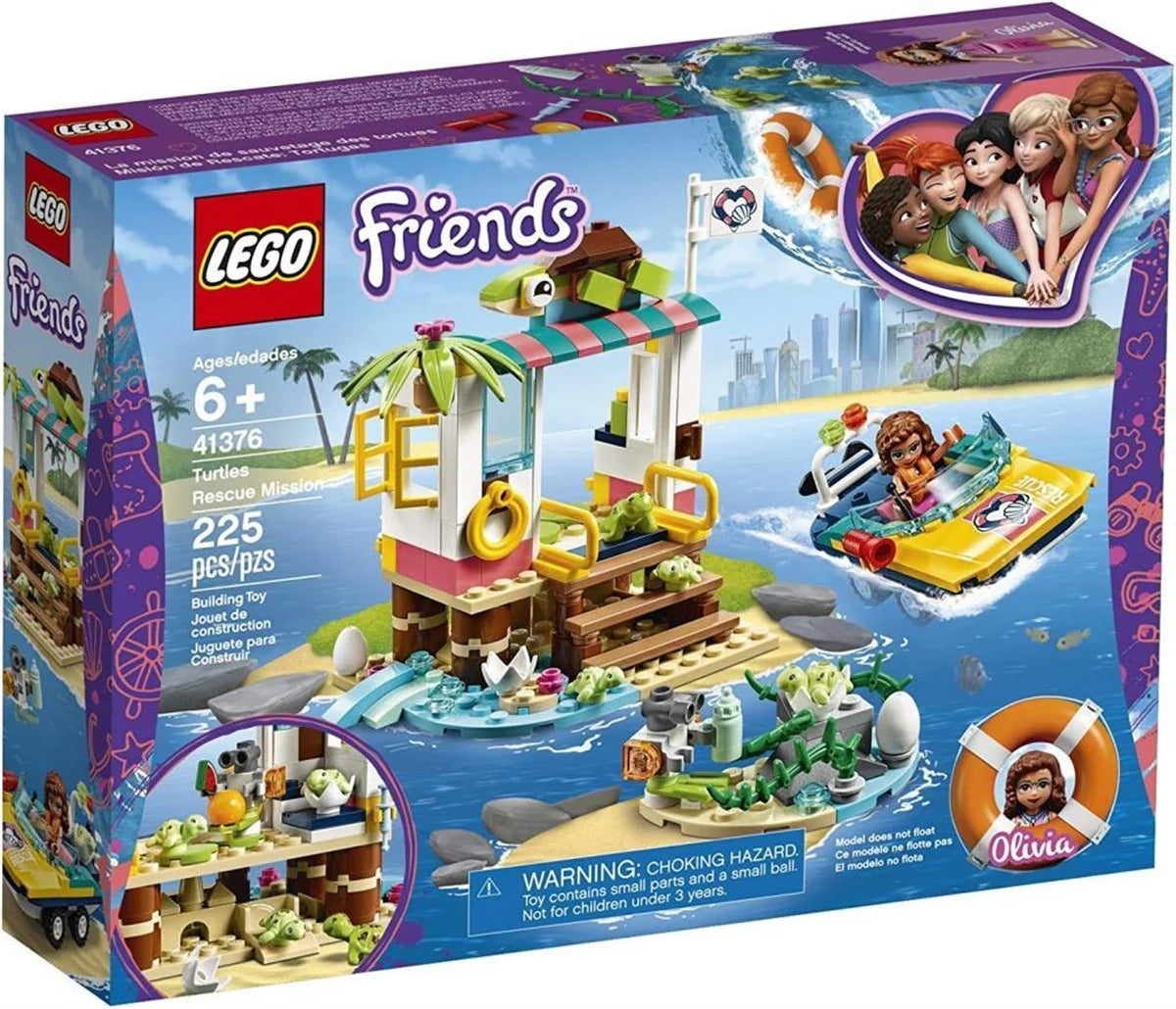 Lego Friends Kaplumbağa Kurtarma Görevi 41376 | Toysall