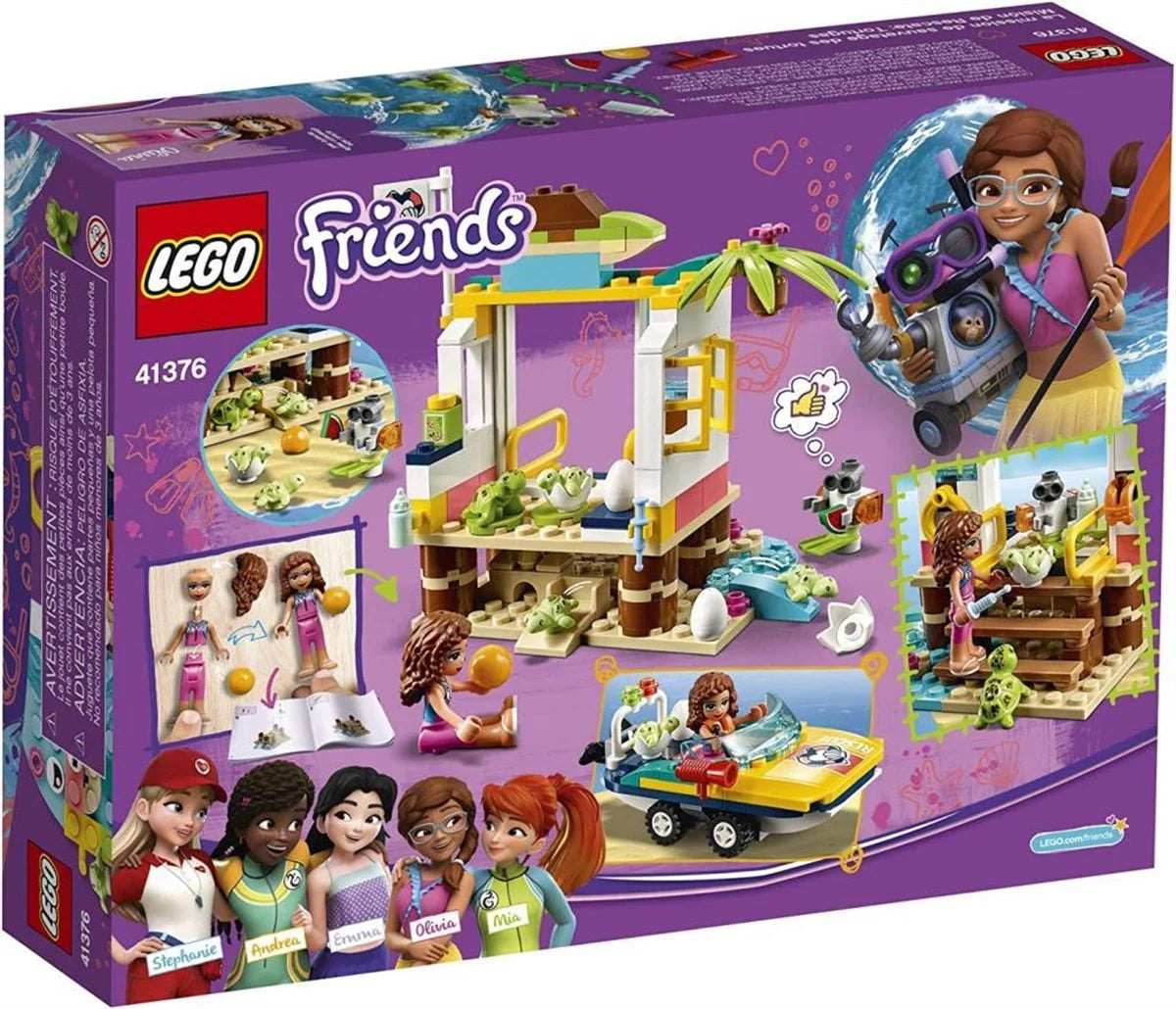 Lego Friends Kaplumbağa Kurtarma Görevi 41376 | Toysall