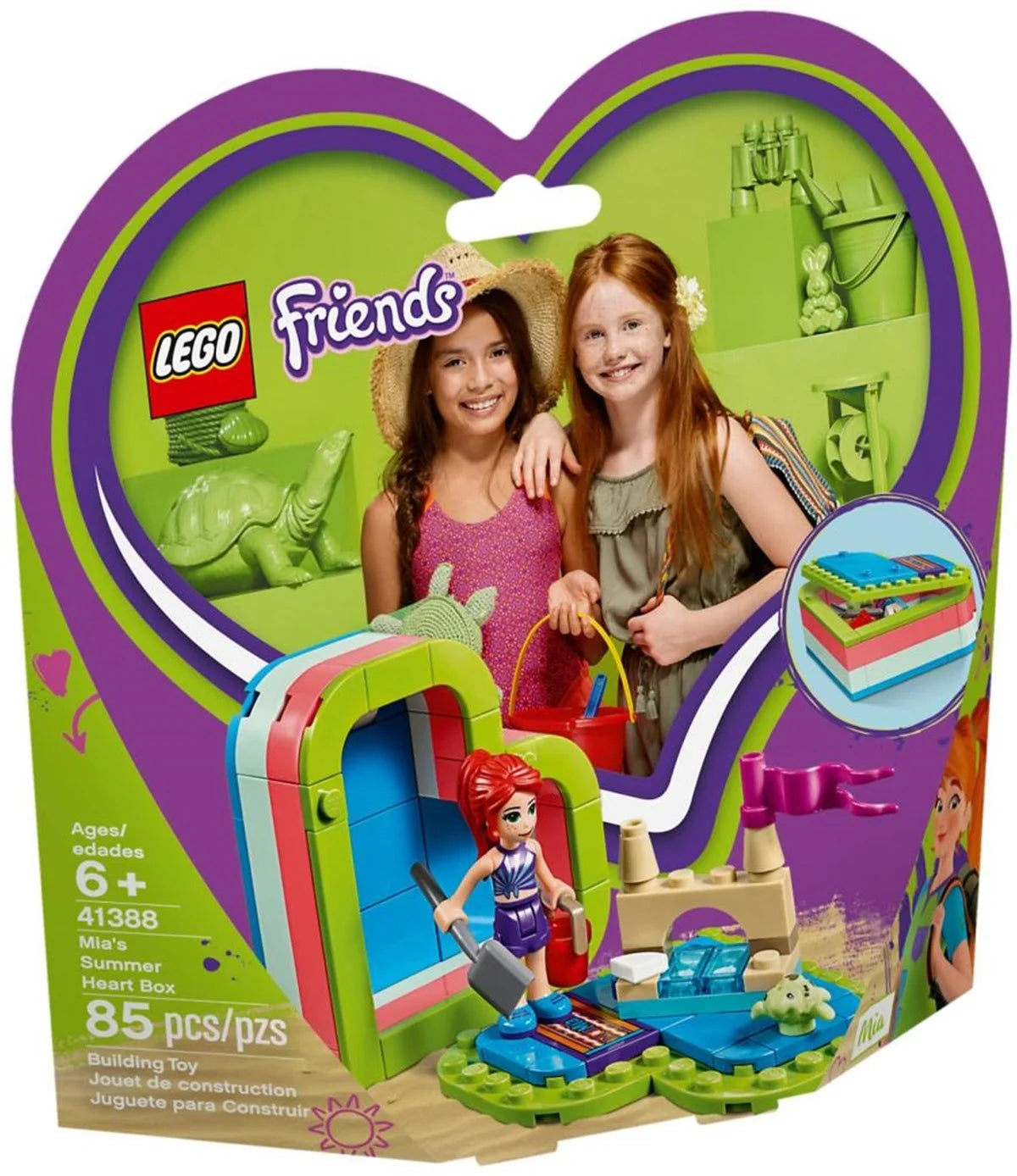 Lego Friends Mia'nın Yaz Kalp Kutusu 41388 | Toysall