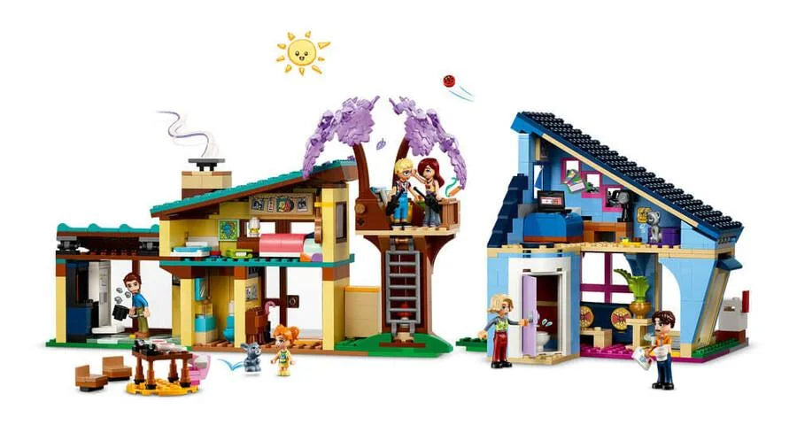 Lego Friends Olly ve Paisley'nin Aile Evleri 42620 | Toysall