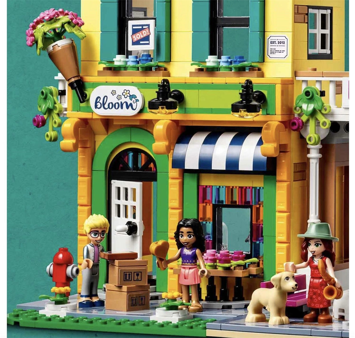 Lego Friends Şehir Merkezi Çiçek ve Tasarım Dükkanları 41732 | Toysall