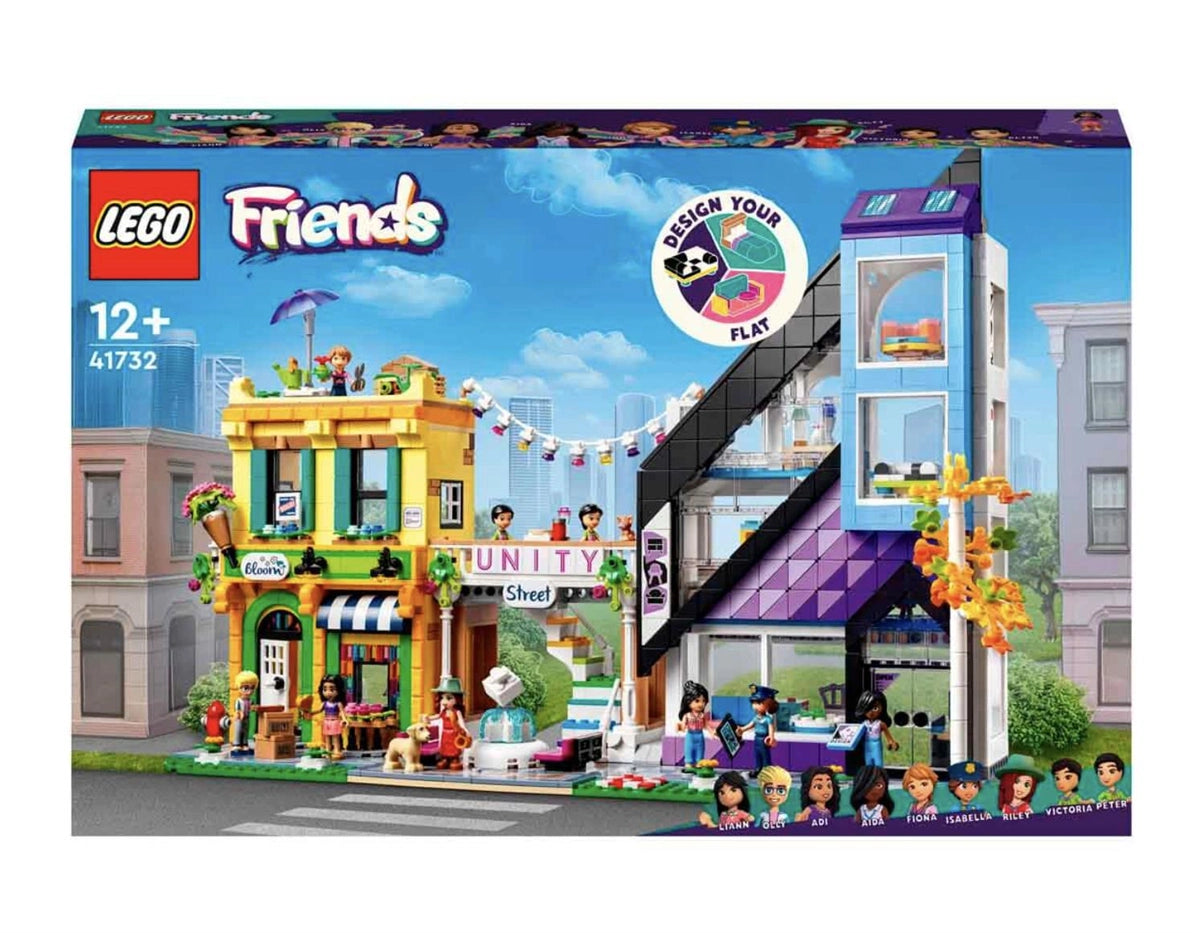 Lego Friends Şehir Merkezi Çiçek ve Tasarım Dükkanları 41732 | Toysall