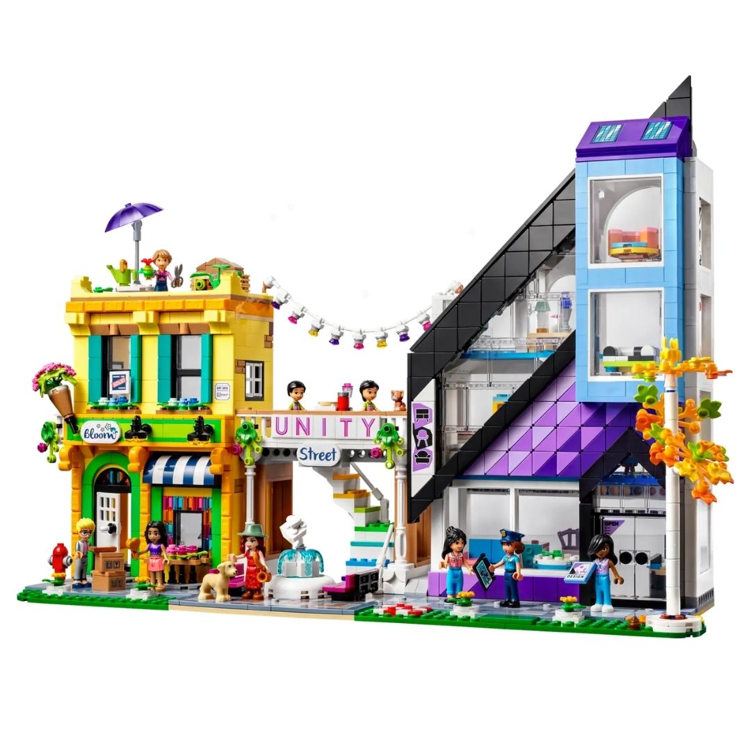 Lego Friends Şehir Merkezi Çiçek ve Tasarım Dükkanları 41732 | Toysall