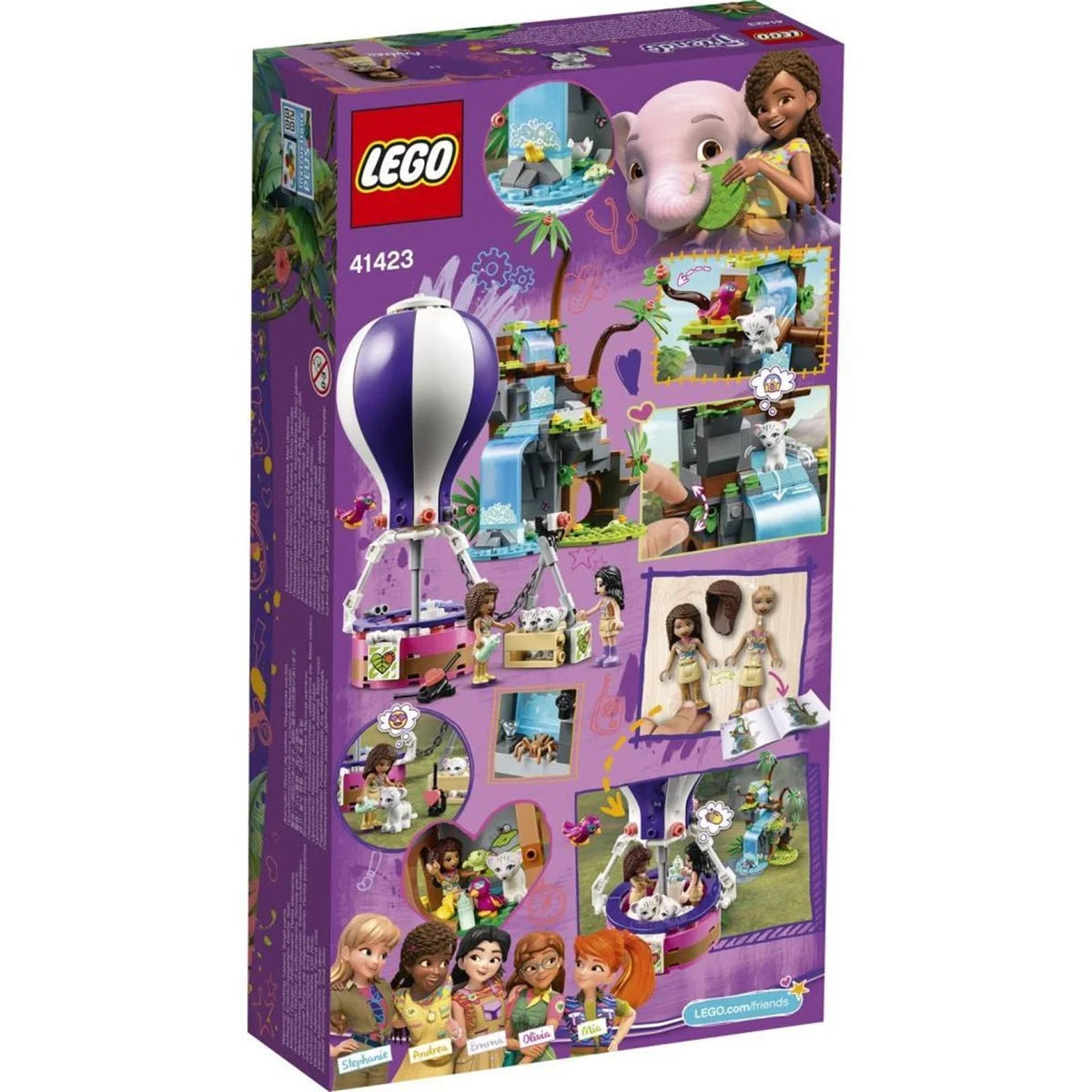 Lego Friends Sıcak Hava Balonuyla Kaplan Kurtarma Operasyonu 41423 | Toysall