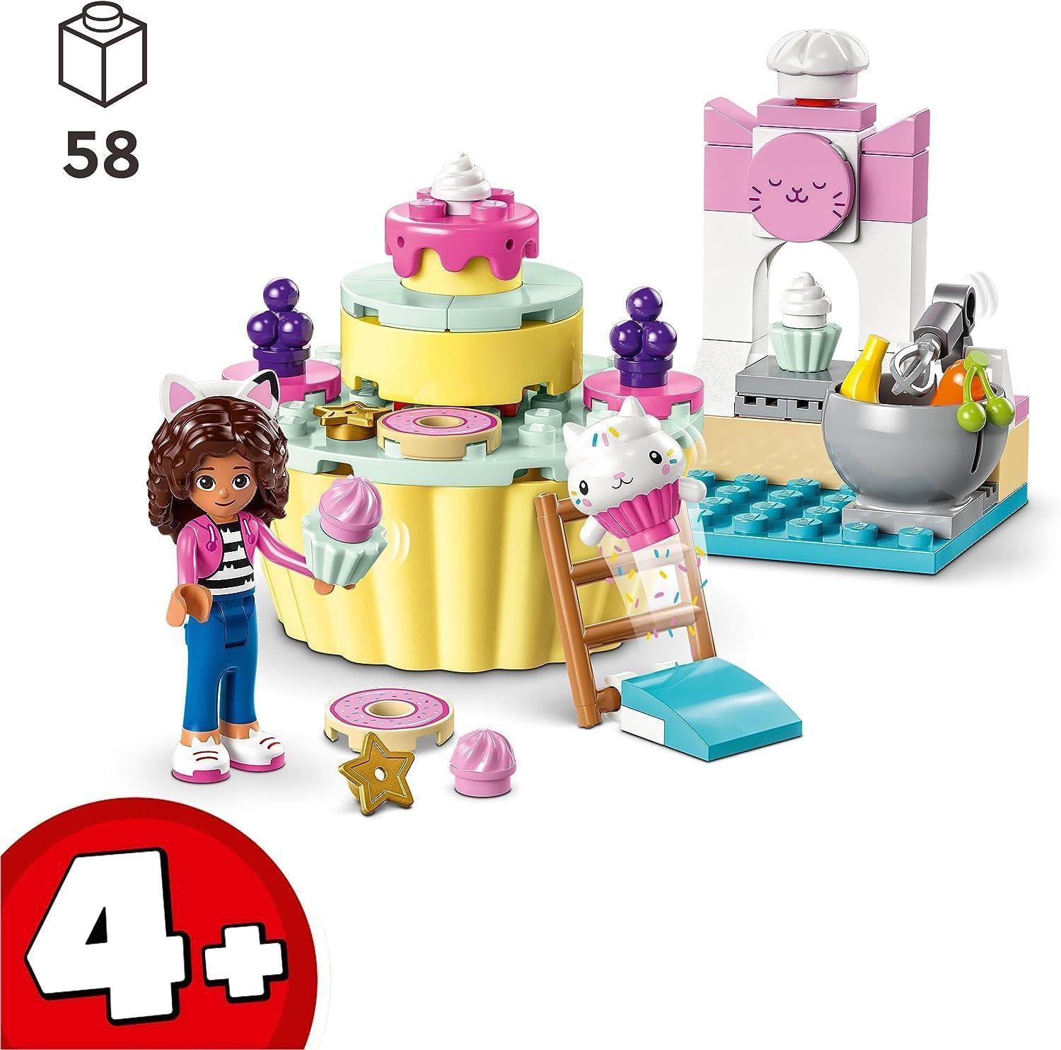 Lego Gabby's Dollhouse Kekedi ile Pasta Eğlencesi 10785 | Toysall