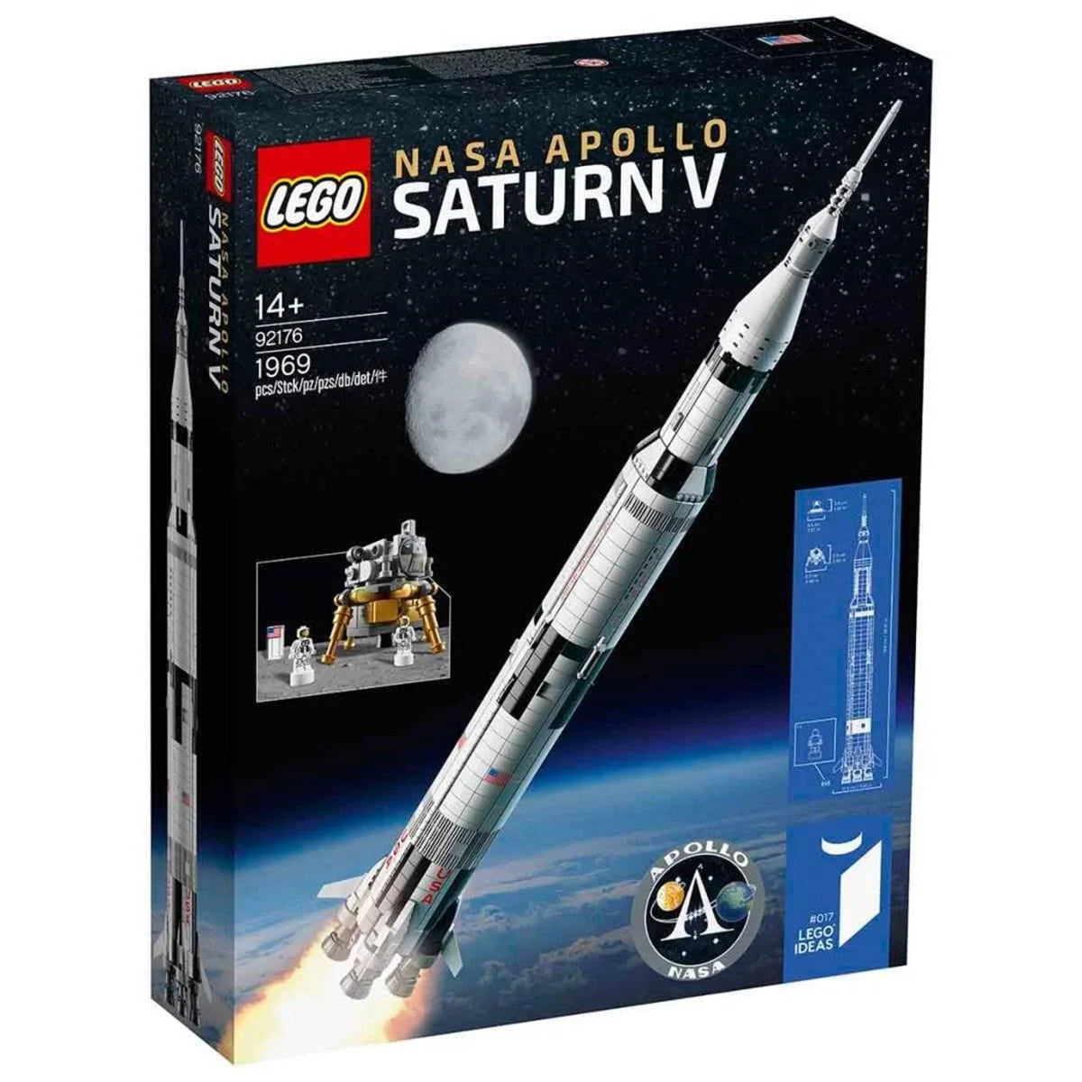 Lego Ideas Nasa Apollo Saturn 92176 | Toysall