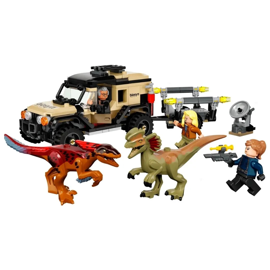 Lego Jurassic World Pyroraptor ve Dilophosaurus Nakliyesi 76951 | Toysall