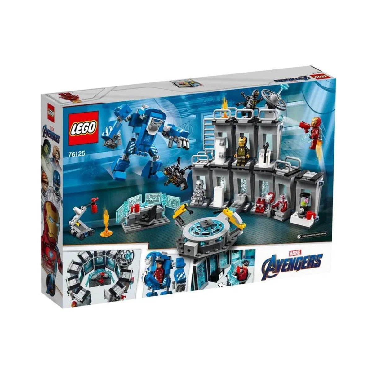 Lego Marvel Avengers Iron Man Zırh Salonu 76125 | Toysall