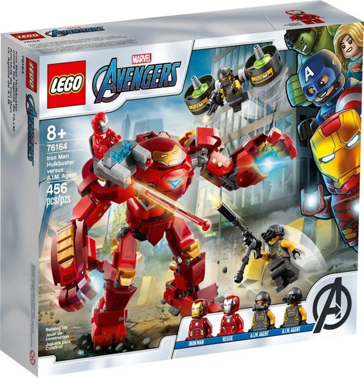 Lego Marvel Avengers Movie 4 Iron Man Hulkbuster, A.I.M. Ajanına Karşı 76164 | Toysall