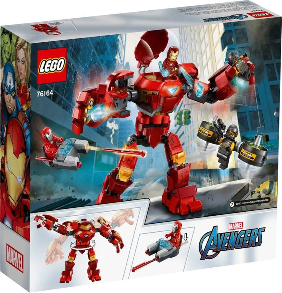 Lego Marvel Avengers Movie 4 Iron Man Hulkbuster, A.I.M. Ajanına Karşı 76164 | Toysall