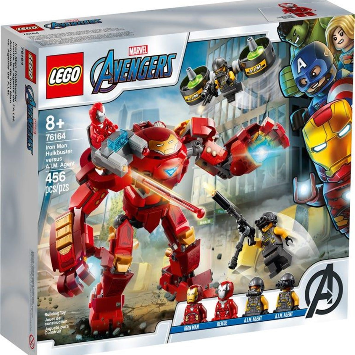 Lego Marvel Avengers Movie 4 Iron Man Hulkbuster, A.I.M. Ajanına Karşı 76164 | Toysall