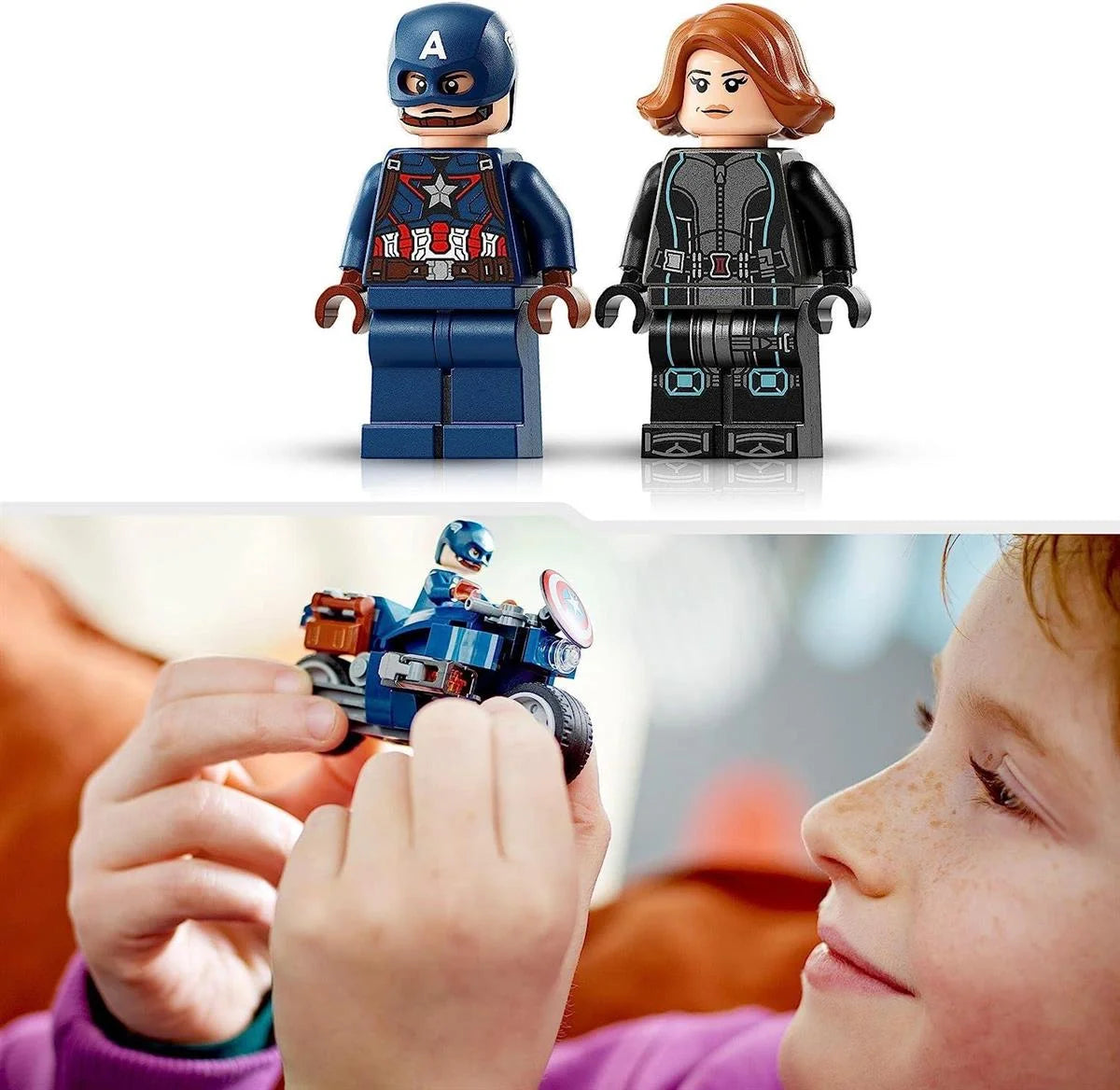 Lego Marvel Black Widow ve Kaptan Amerika Motosikletleri 76260 | Toysall