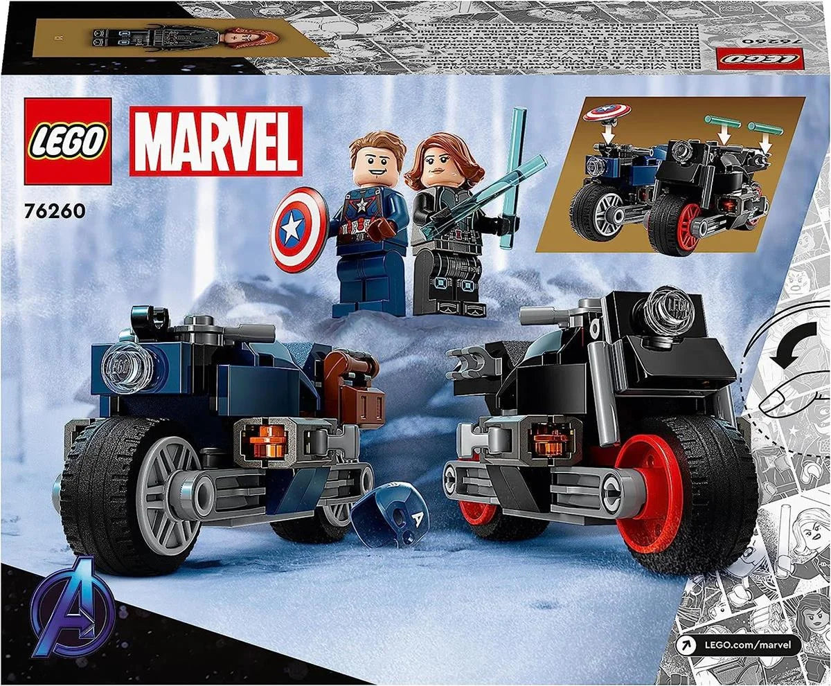 Lego Marvel Black Widow ve Kaptan Amerika Motosikletleri 76260 | Toysall