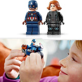Lego Marvel Black Widow ve Kaptan Amerika Motosikletleri 76260