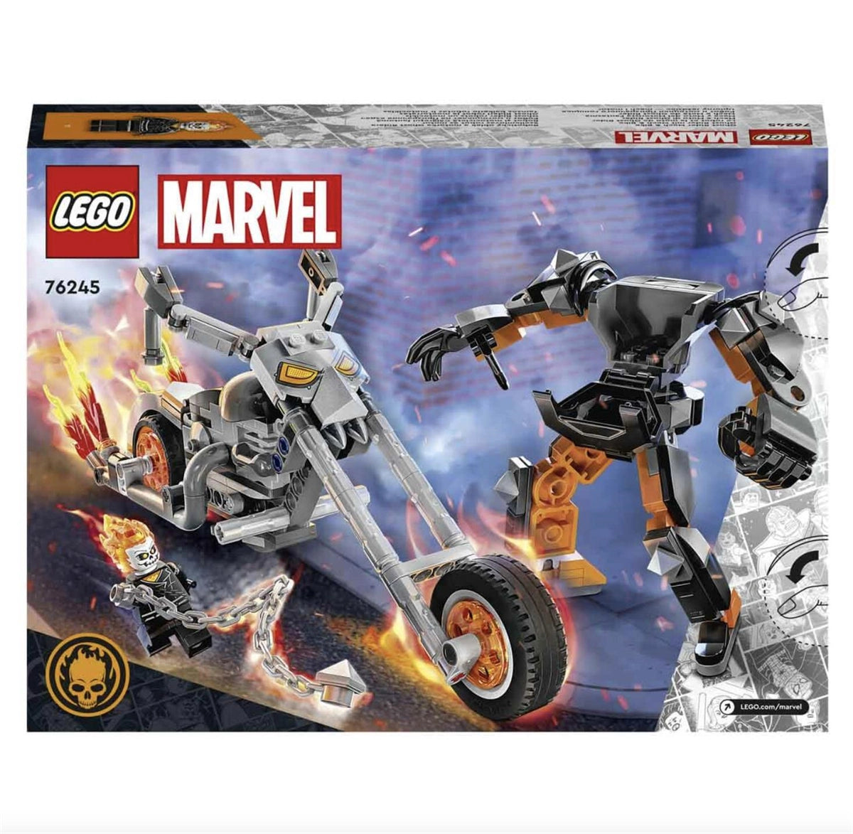 Lego Marvel Ghost Rider Robotu ve Motosikleti 76245 | Toysall