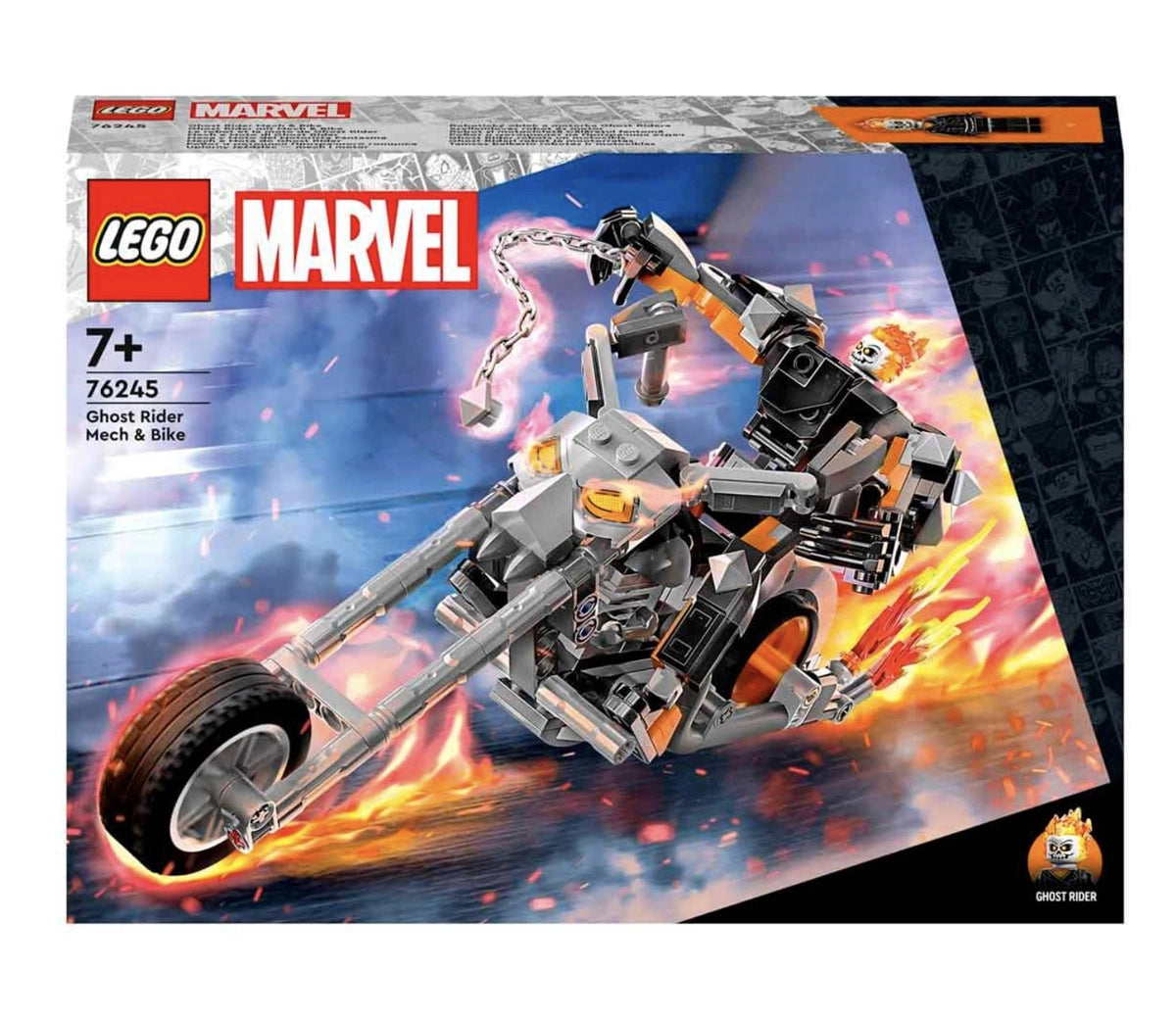 Lego Marvel Ghost Rider Robotu ve Motosikleti 76245 | Toysall