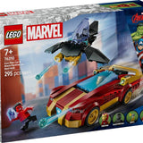 Lego Marvel Iron Man Arabası ile Black Panther Red Hulk’a Karşı 76310