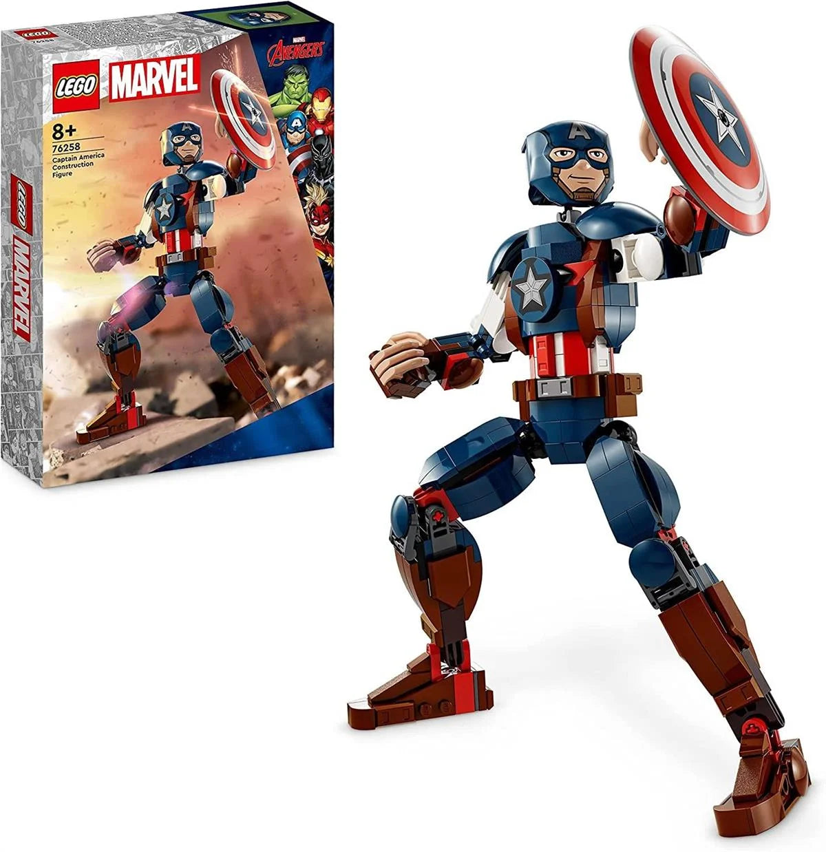 Lego Marvel Kaptan Amerika Yapım Figürü 76258 | Toysall