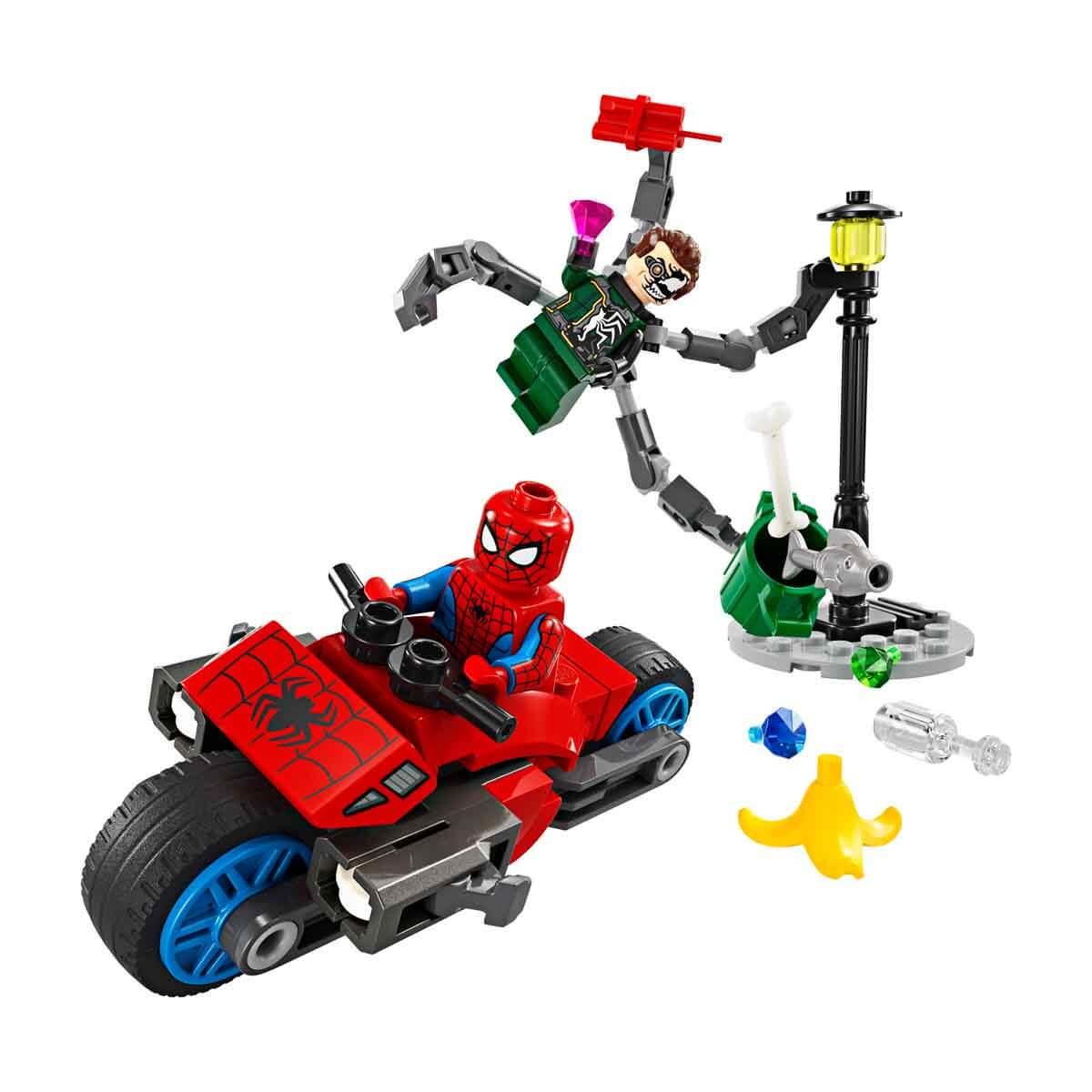 Lego Marvel Motosiklet Takibi: Örümcek Adam Doktor Oktopus'a Karşı 76275 | Toysall