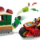 Lego Marvel Motosikletli Iron Man ve Hulk 76287