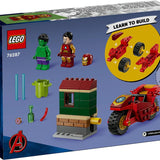 Lego Marvel Motosikletli Iron Man ve Hulk 76287