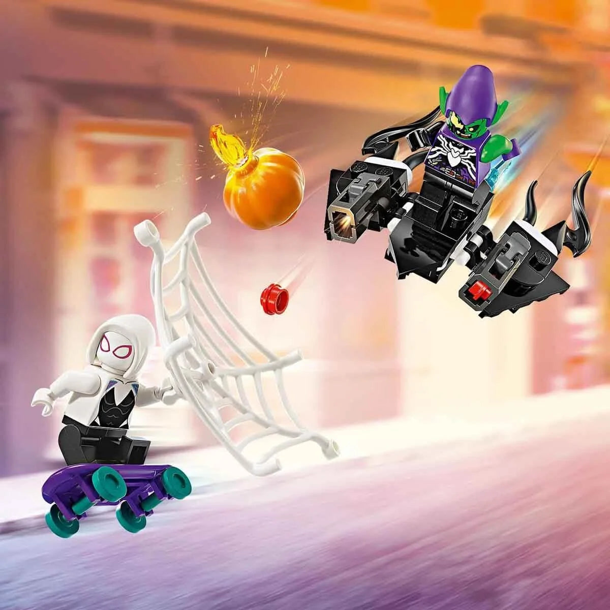 Lego Marvel Örümcek Adam Yarış Arabası ve Venom Green Goblin 76279 | Toysall