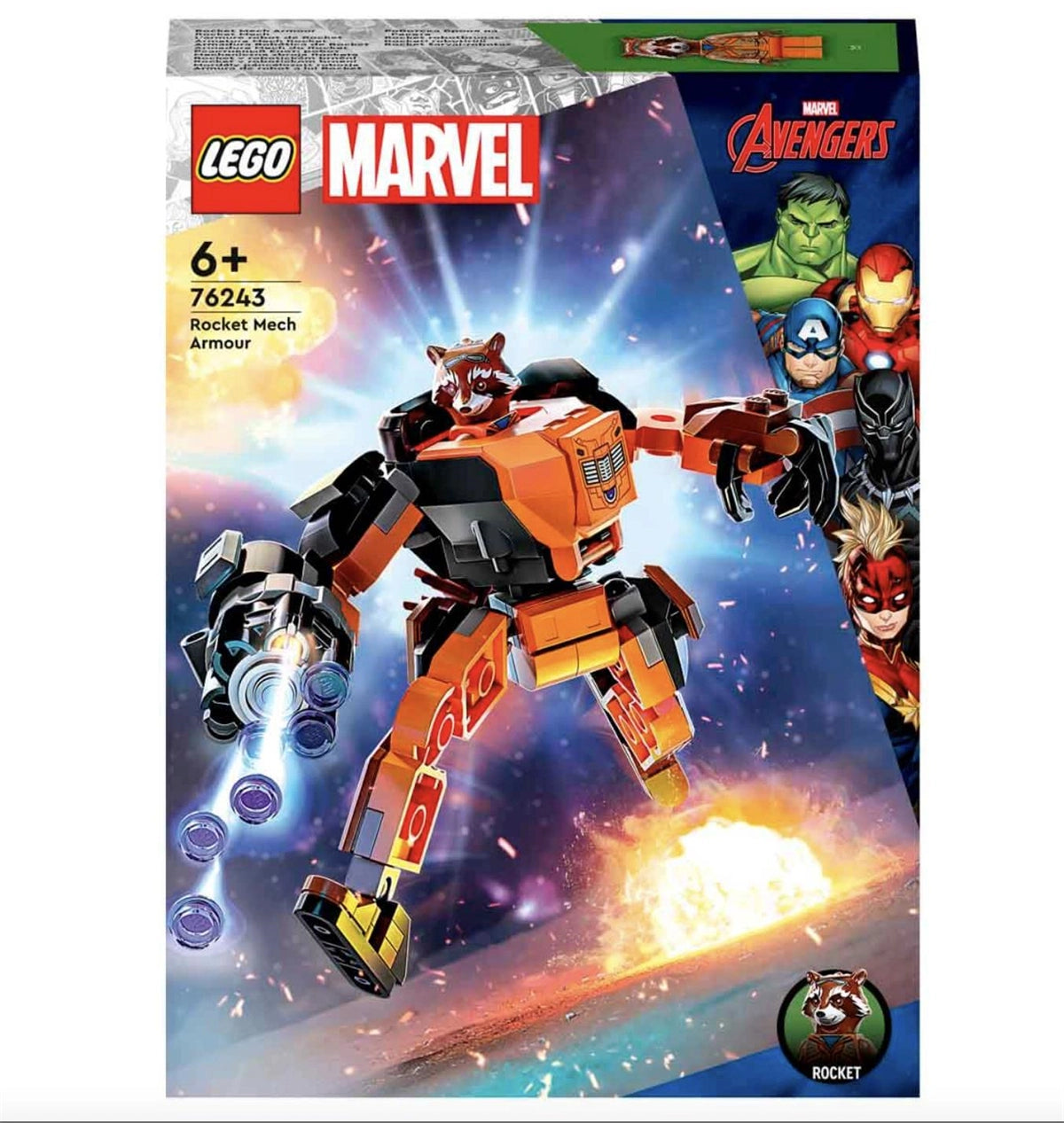 Lego Marvel Rocket Robot Zırhı 76243 | Toysall