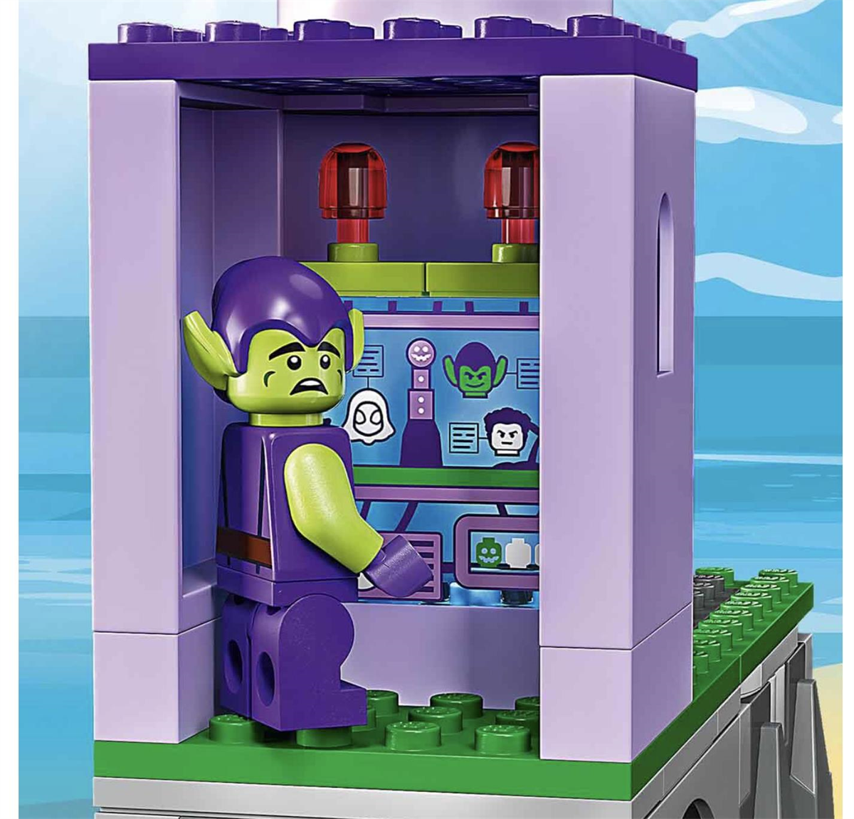 Lego Marvel Spidey Ekibi Yeşil Goblin’in Deniz Fenerinde 10790 | Toysall