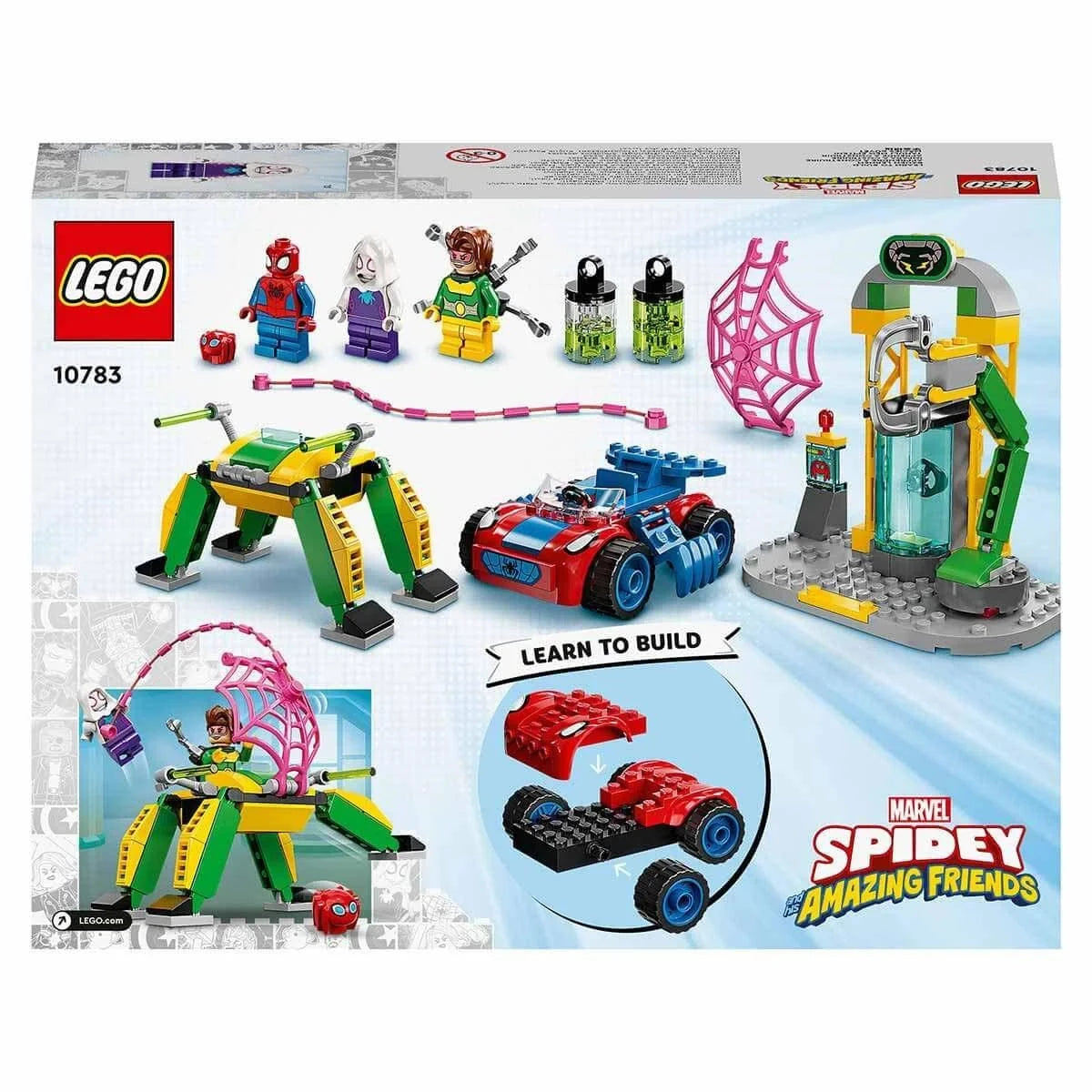 Lego Marvel Spidey ve Arkadaşları Oktopusun Laboratuvarında 10783 | Toysall