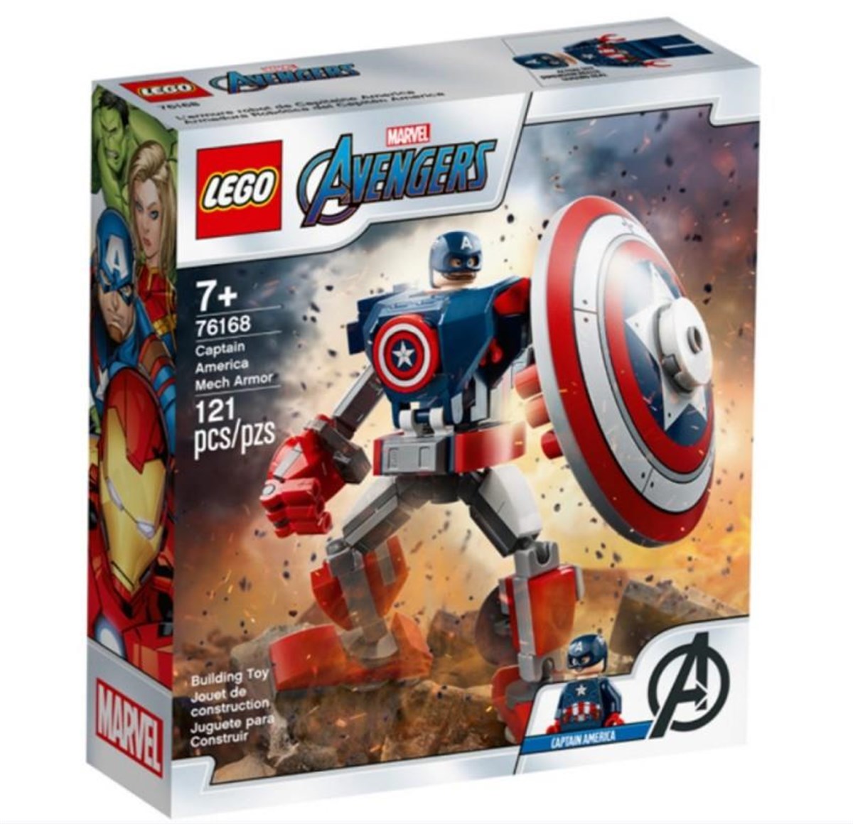 Lego Marvel Super Heroes Kaptan Amerika Robot  Zırhı 76168 | Toysall