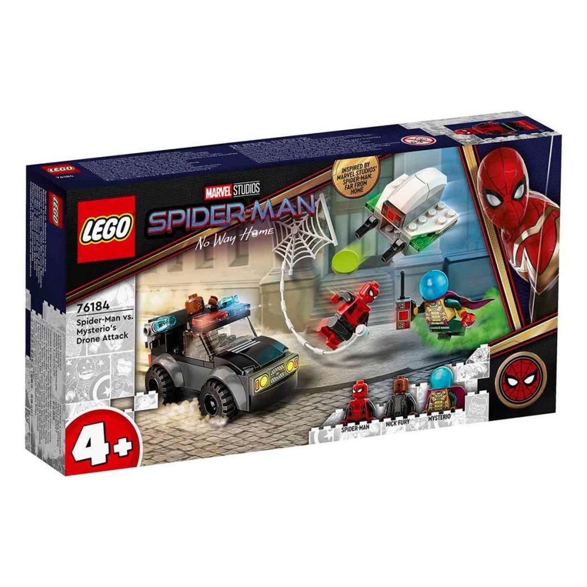 Lego Marvel Super Heroes Örümcek Adam ve Mysterio' 'nun Dron Saldırısı 76184 | Toysall