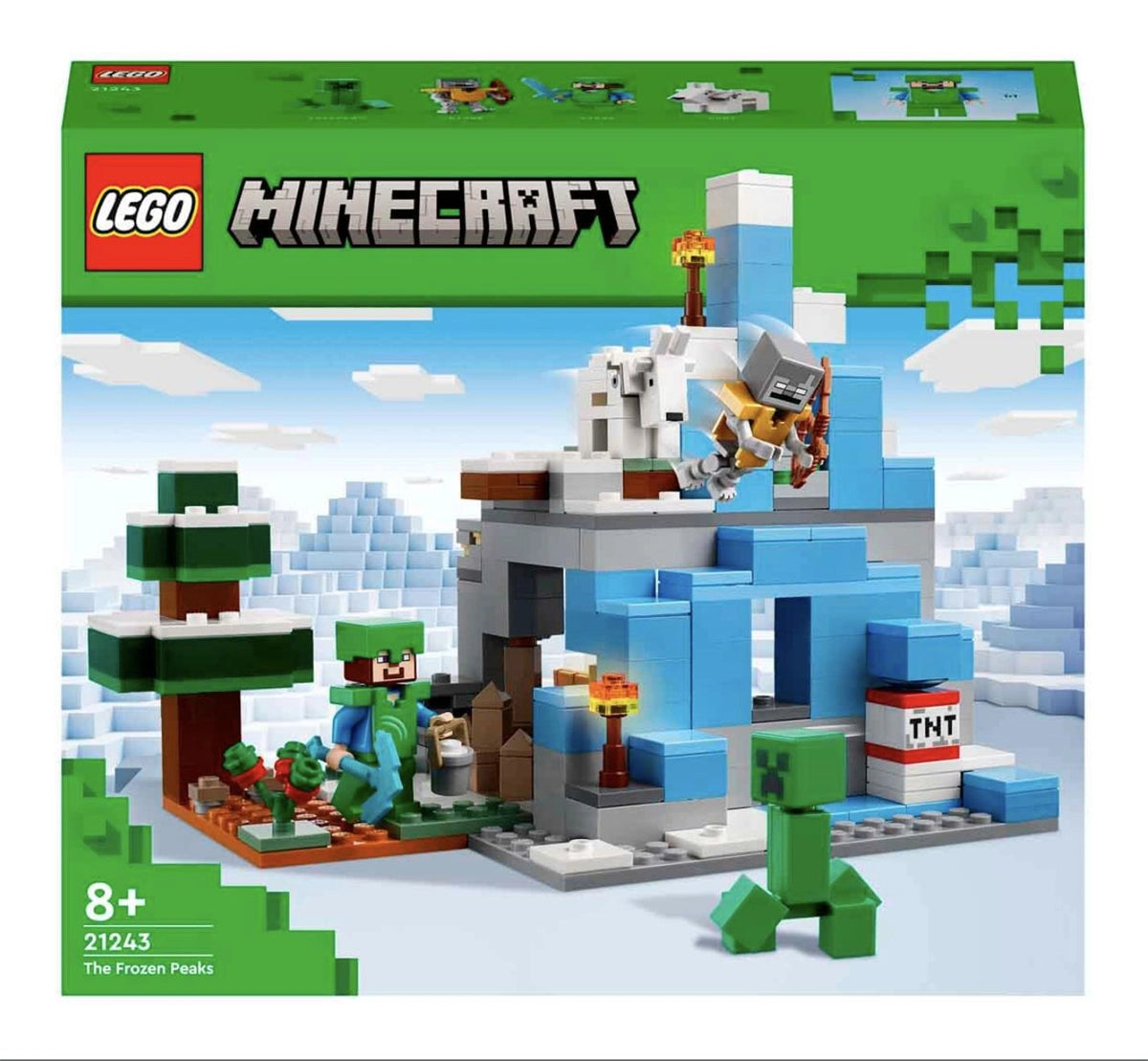 Lego Minecraft Donmuş Tepeler 21243 | Toysall