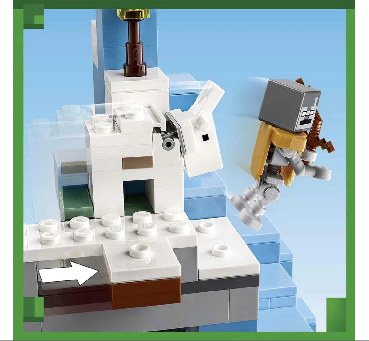 Lego Minecraft Donmuş Tepeler 21243 | Toysall
