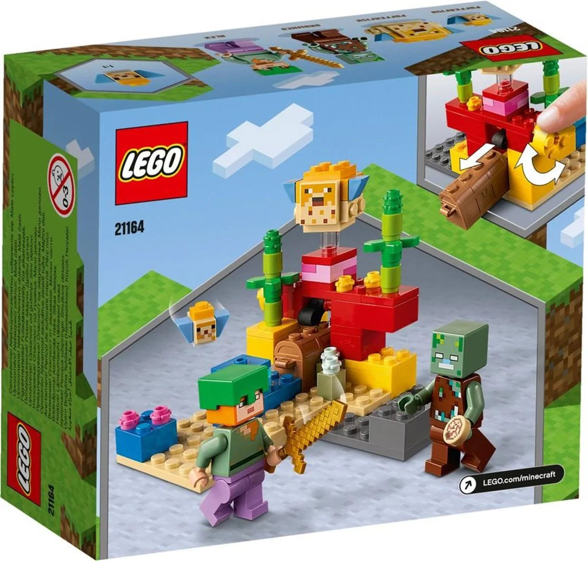 Lego Minecraft Mercan Kayalığı 21164 | Toysall