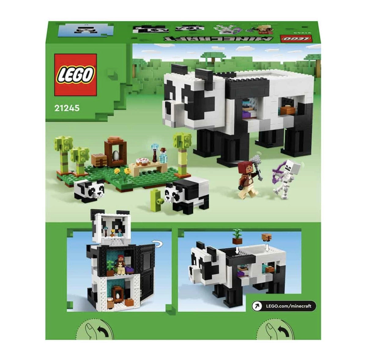 Lego Minecraft Panda Barınağı 21245 | Toysall