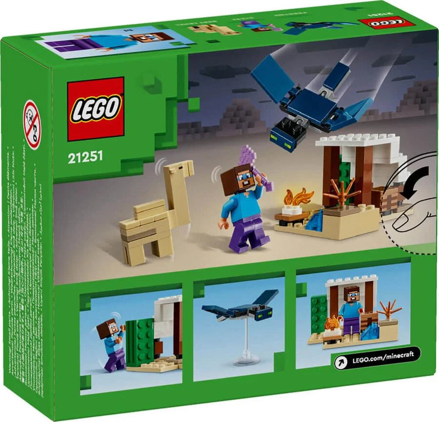 Lego Minecraft Steve'in Çöl Keşfi 21251 | Toysall