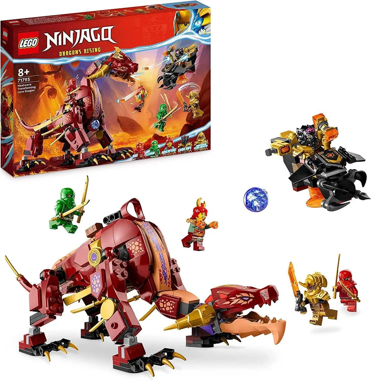 Lego Ninjago Heatwave Dönüşen Lav Ejderhası 71793 | Toysall