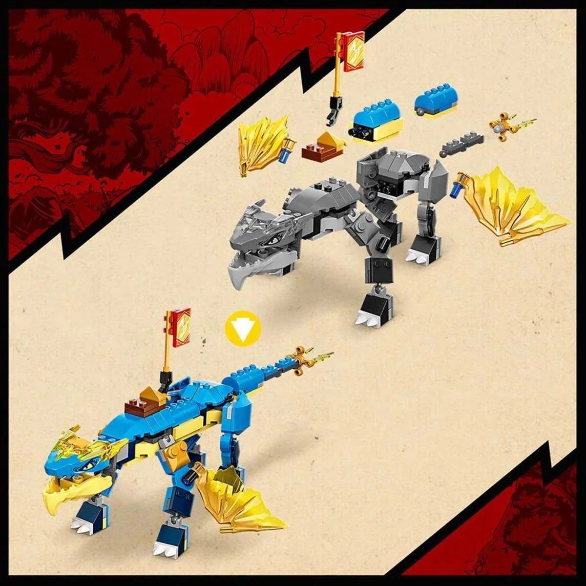 Lego Ninjago Jay'in Gök Gürültüsü Ejderhası EVO 71760 | Toysall