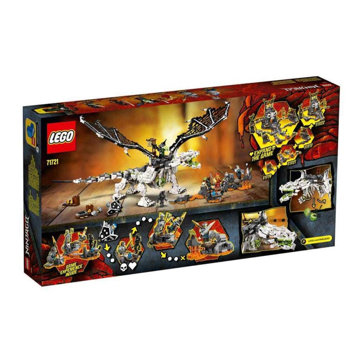 Lego Ninjago Kafatası Büyücüsü'nün Ejderhası 71721 | Toysall