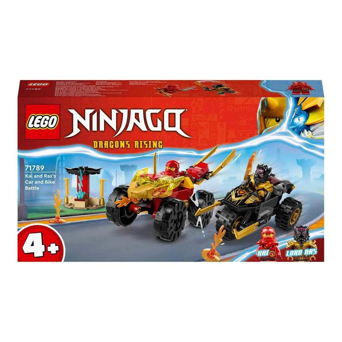 Lego Ninjago Kai ve Ras'ın Araba ve Motosiklet Savaşı 71789 | Toysall