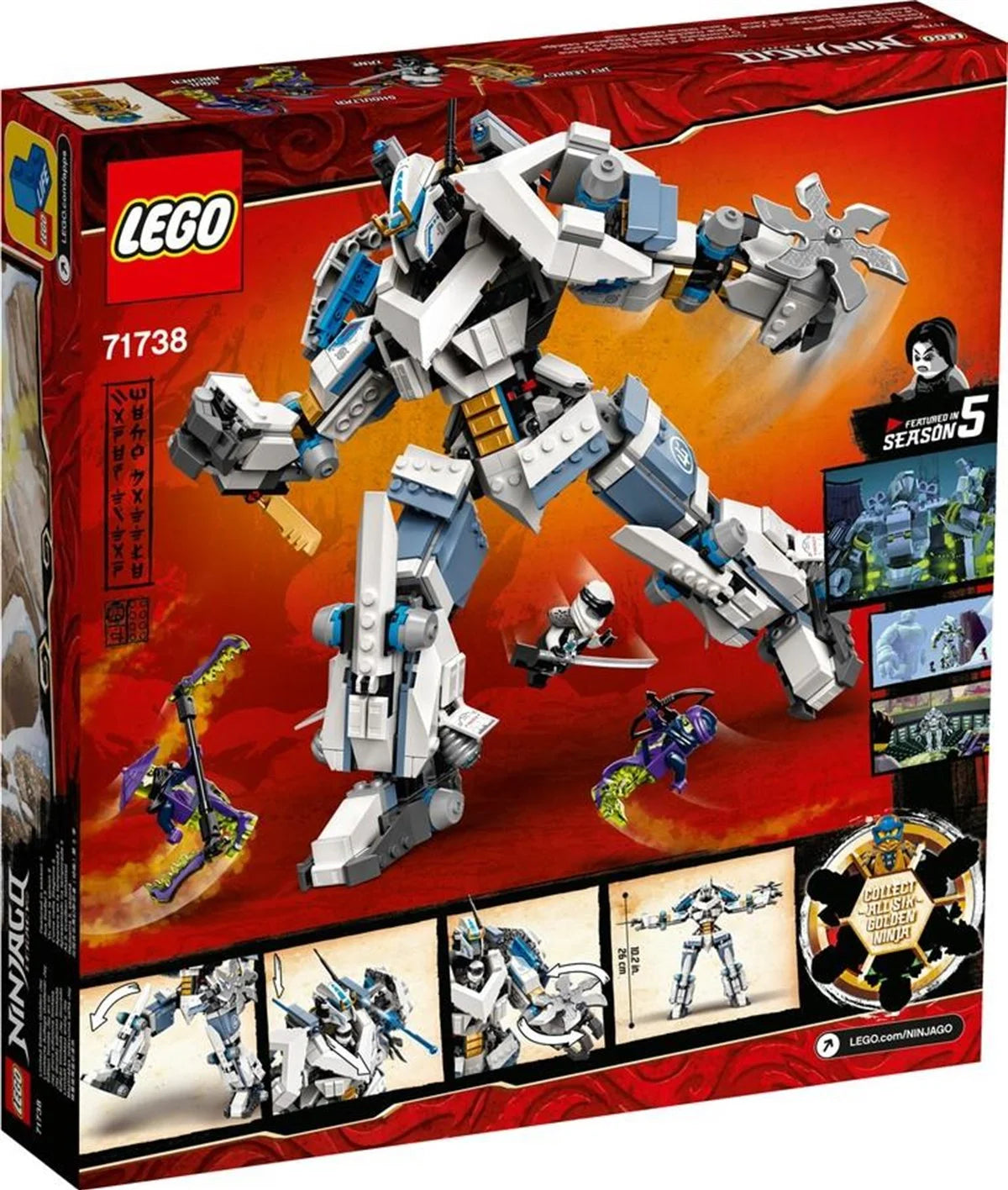 Lego Ninjago Legacy Zane’in Titan Makine Savaşı  71738 | Toysall