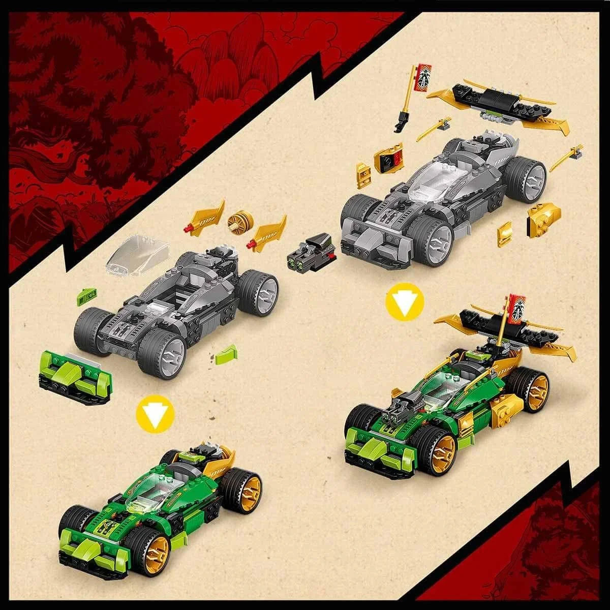 Lego Ninjago Lloyd'un Yarış Arabası EVO 71763 | Toysall