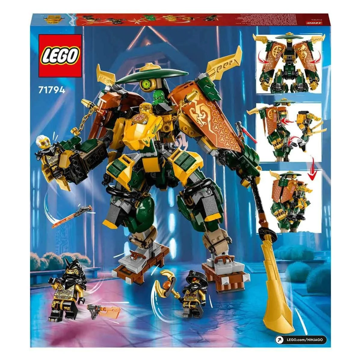 Lego Ninjago Lloyd ve Arin'in Ninja Ekibi Robotları 71794 | Toysall