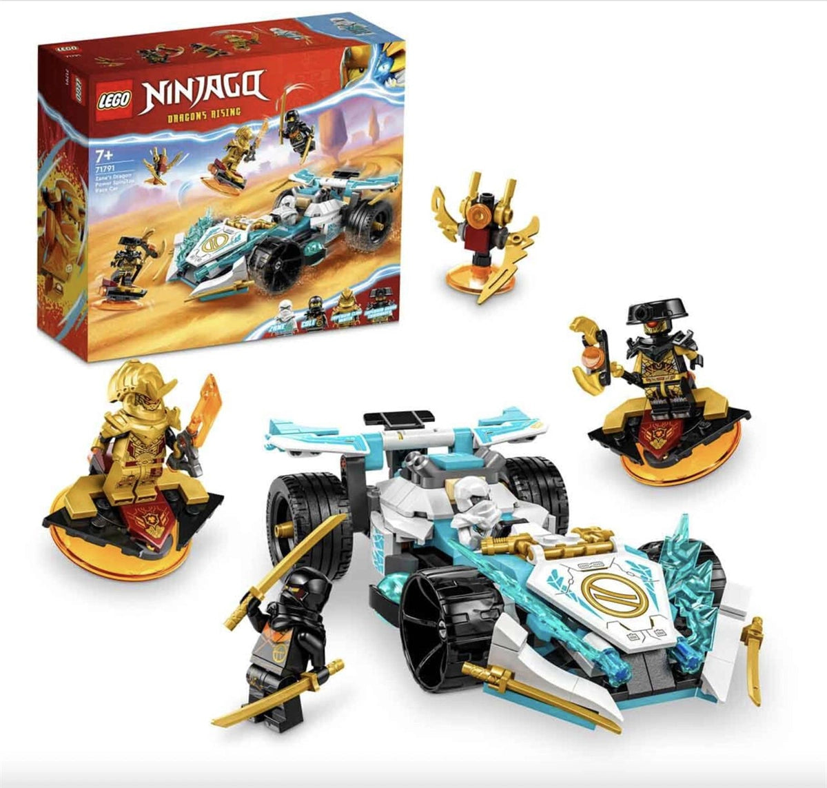 Lego Ninjago Zane'in Ejderha Gücü Spinjitzu Yarış Arabası 71791 | Toysall