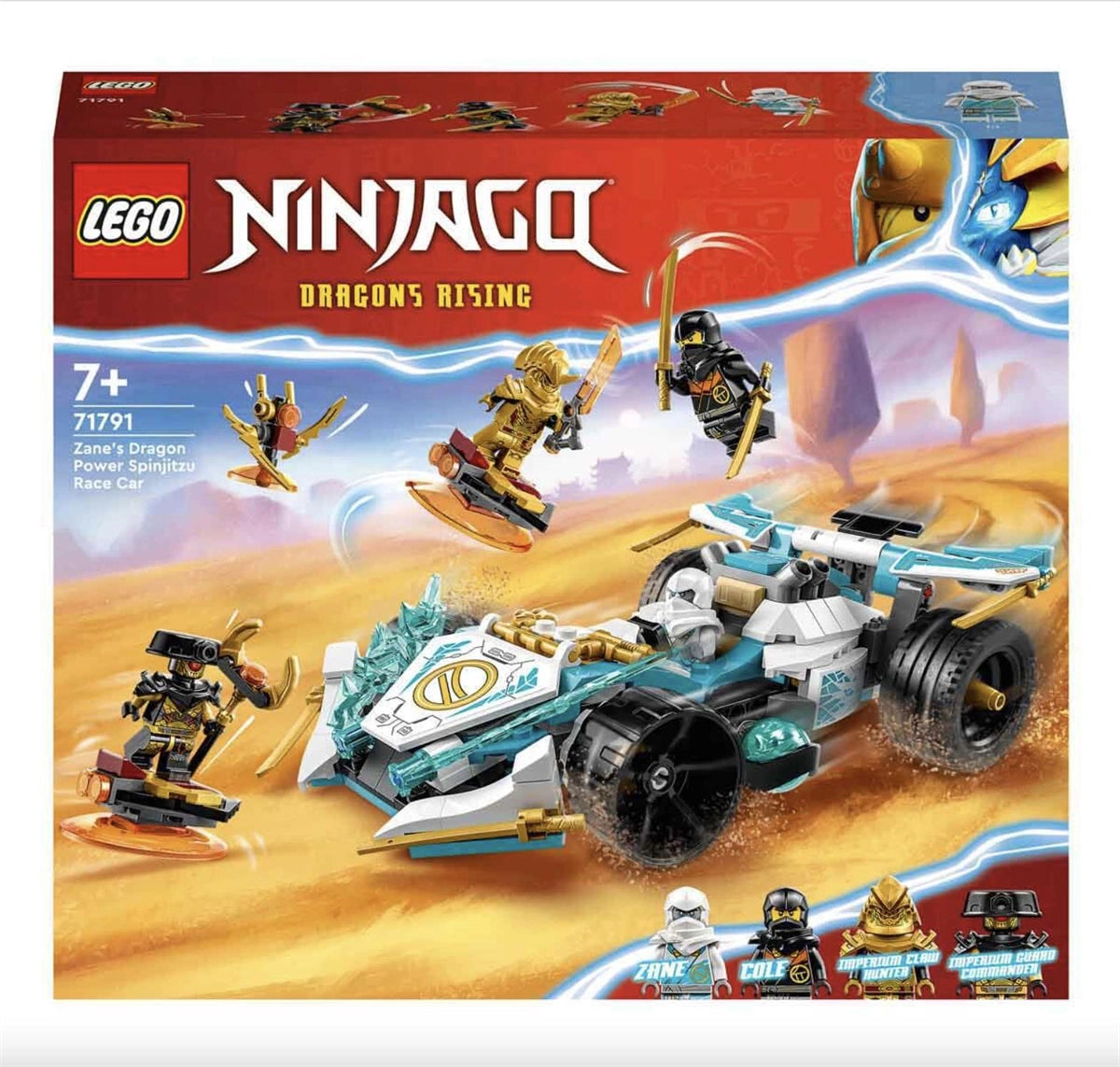 Lego Ninjago Zane'in Ejderha Gücü Spinjitzu Yarış Arabası 71791 | Toysall